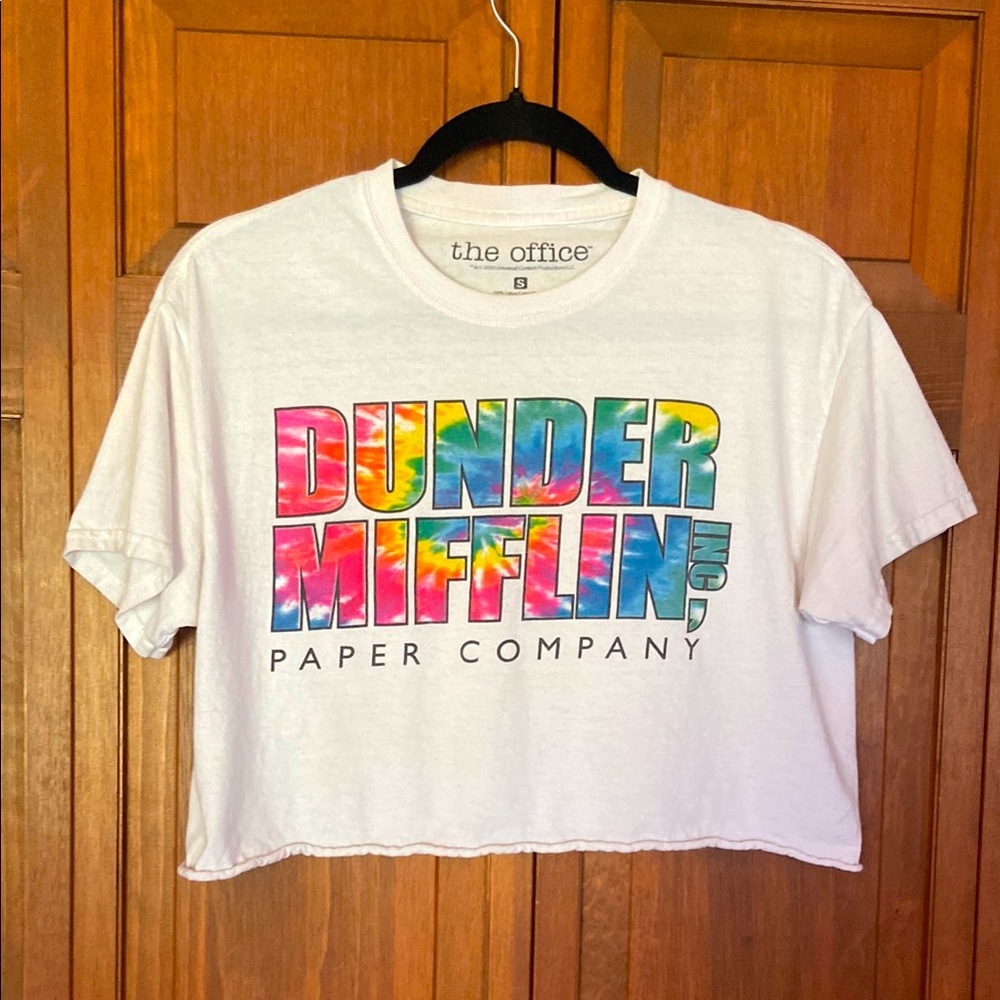 🛑 “The Office” Dunder Mifflin Cropped Tee ~ Small